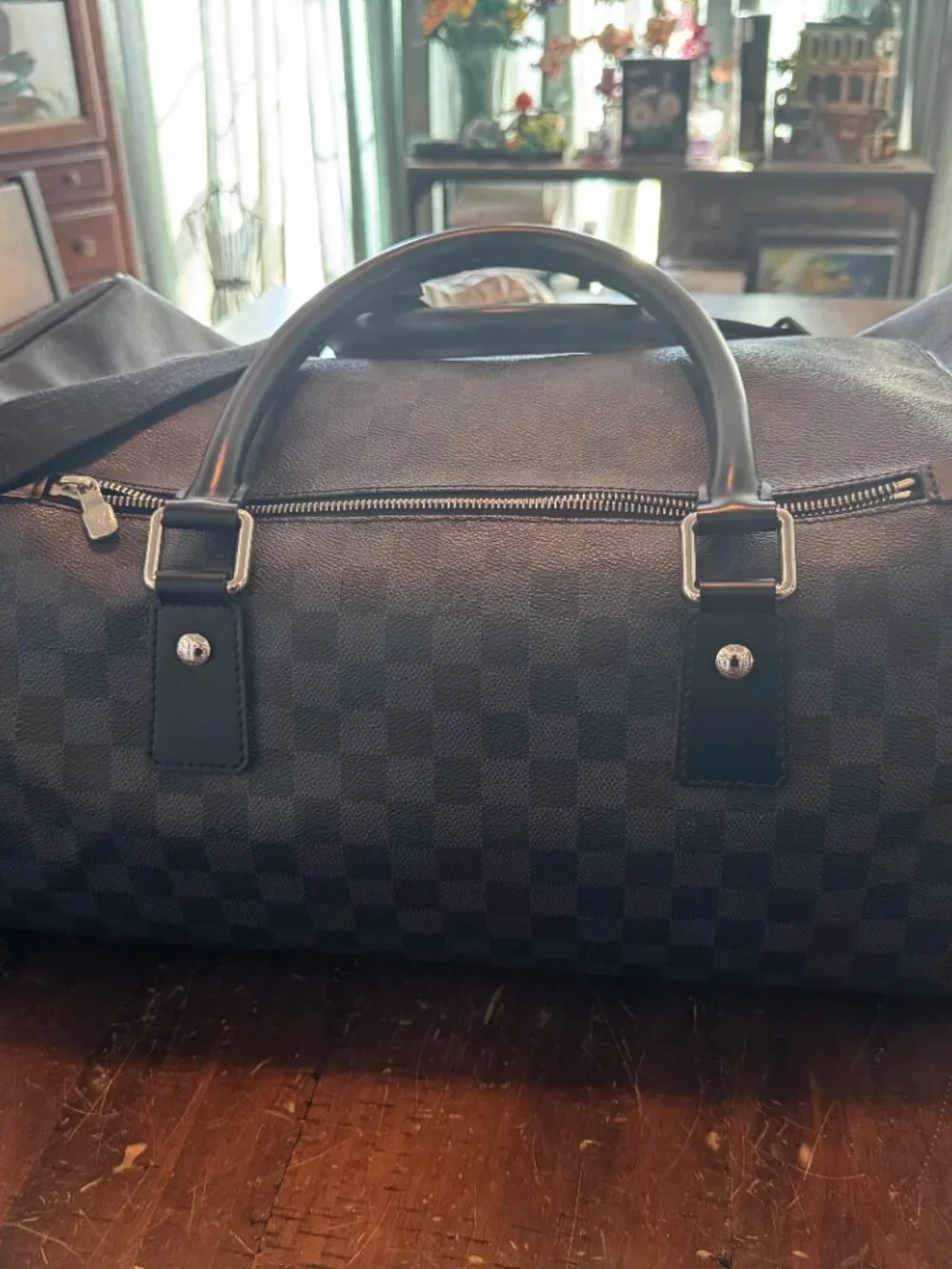 Louis Vuitton Roadster 50 Damier Graphite Weekender Travel Bag